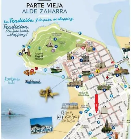 Lejlighed Marcial Central, Modern And New.